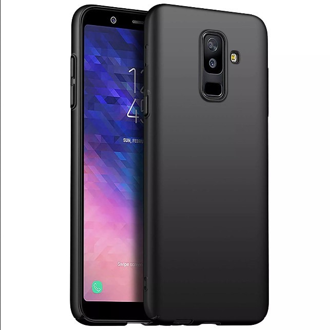CASE SAMSUNG J8 SOFT CASE SLIM MATTE SOFT BLACK DOFF