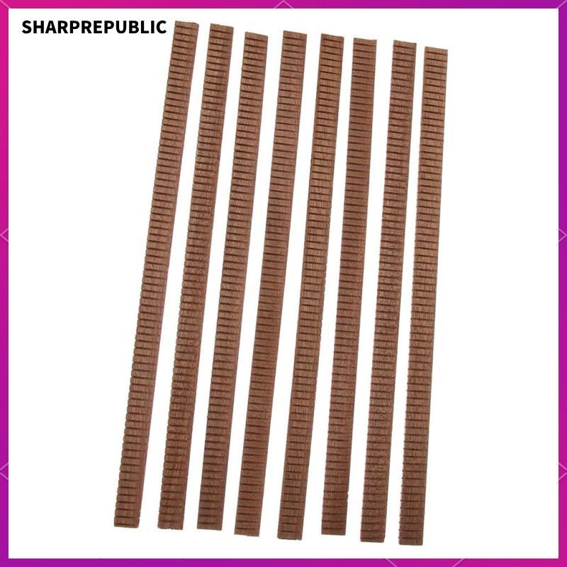 [Sharprepublic] 8 ชิ้น Acoustic / Classical Guitar Binding Purfling Strips Inner Edge