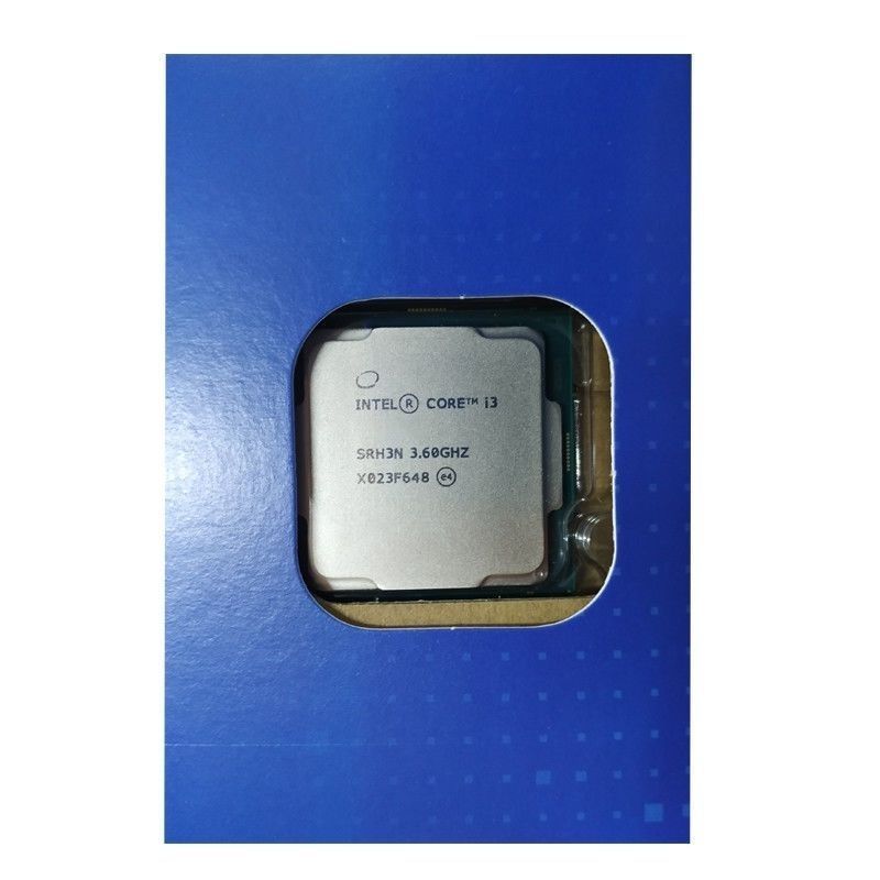 Intel Core รุ่นที่สิบ i3-10100/10100F/10105F โปรเซสเซอร์ชิ้นหลวมชนิดบรรจุกล่องใหม่เอี่ยม