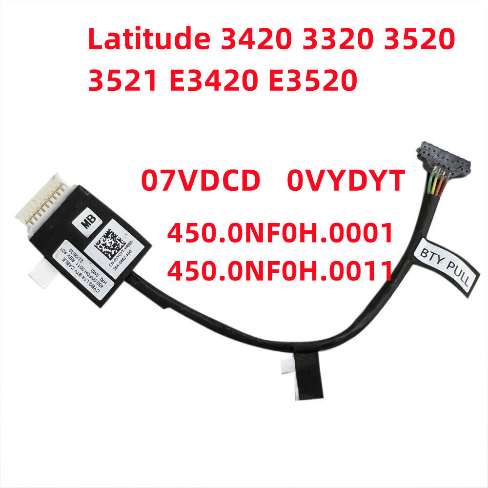 เหมาะสําหรับสายแบตเตอรี่ DELL Latitude 3420 3320 3520 3521 E3420 E3520