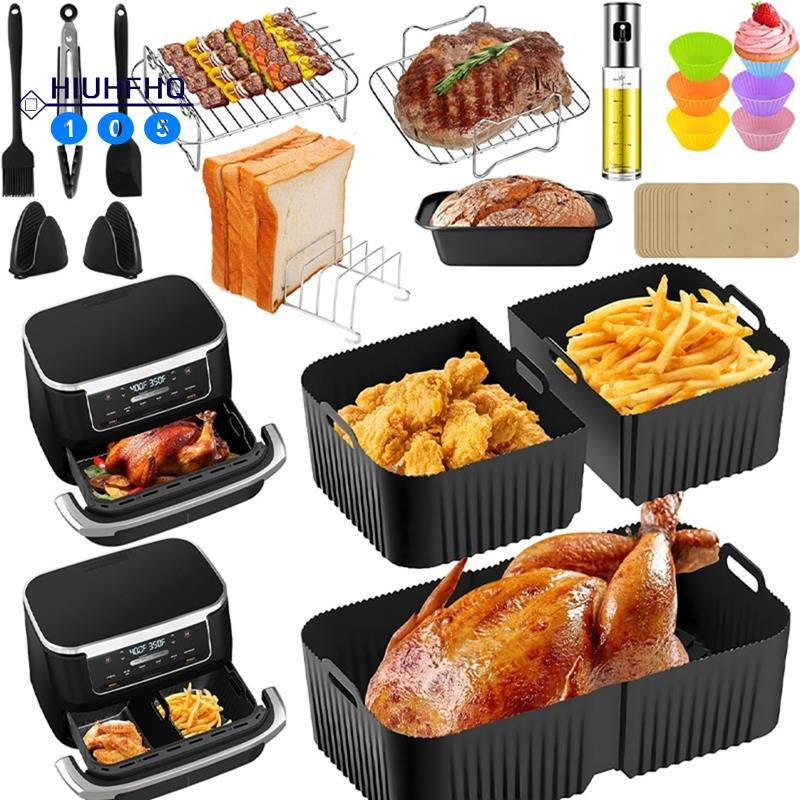 Hiuhfhq106 อุปกรณ์เสริมสําหรับ Foodi Flexdrawer 10.4 L Hot Air Fryer AF500EU AF500EUCP, ซิลิโคน Moul
