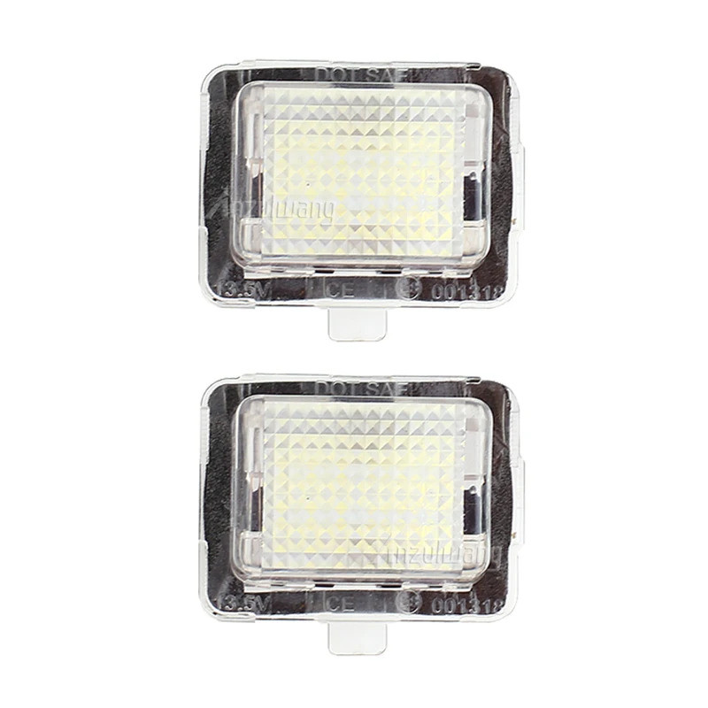 2pcs สําหรับ Benz W204 2D/4D/5D 11-UP LED จํานวนใบอนุญาตโคมไฟสําหรับ Benz W231 (R231)2D Cabrio 12-up
