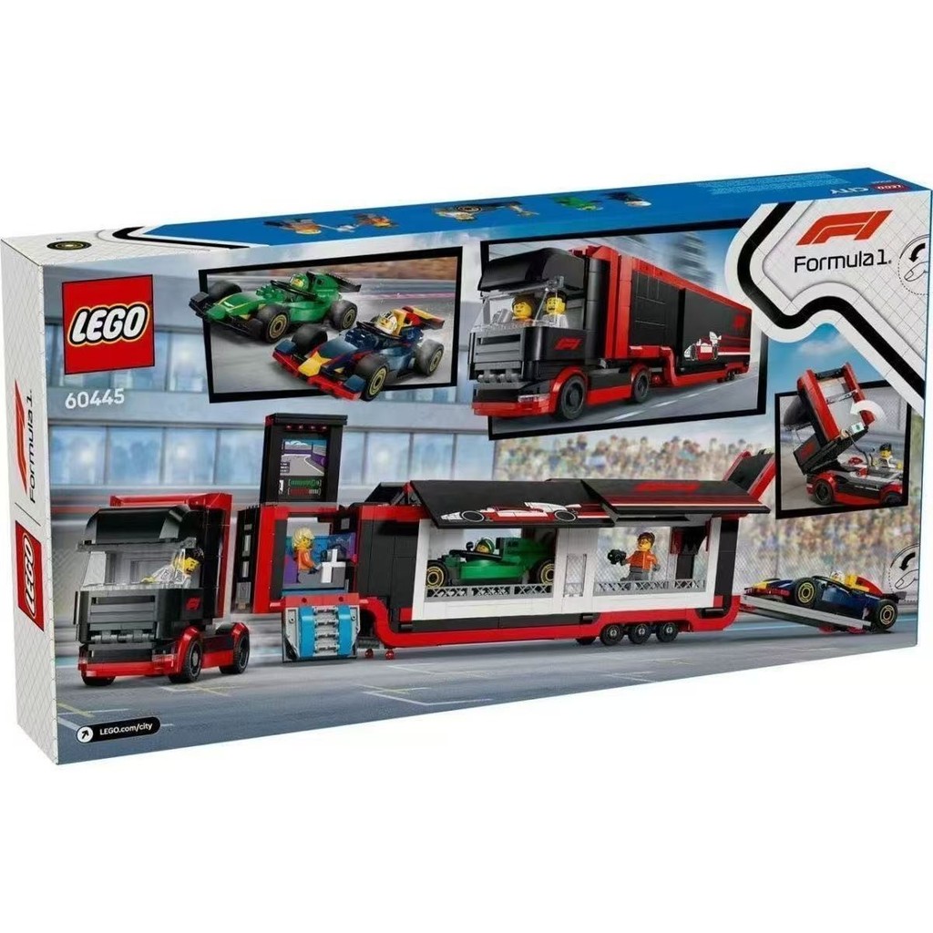 LEGO LEGO รถบรรทุก 60445F1 และ Red Bull และ Aston Martin CIty CIty Series Building Blocks 010002