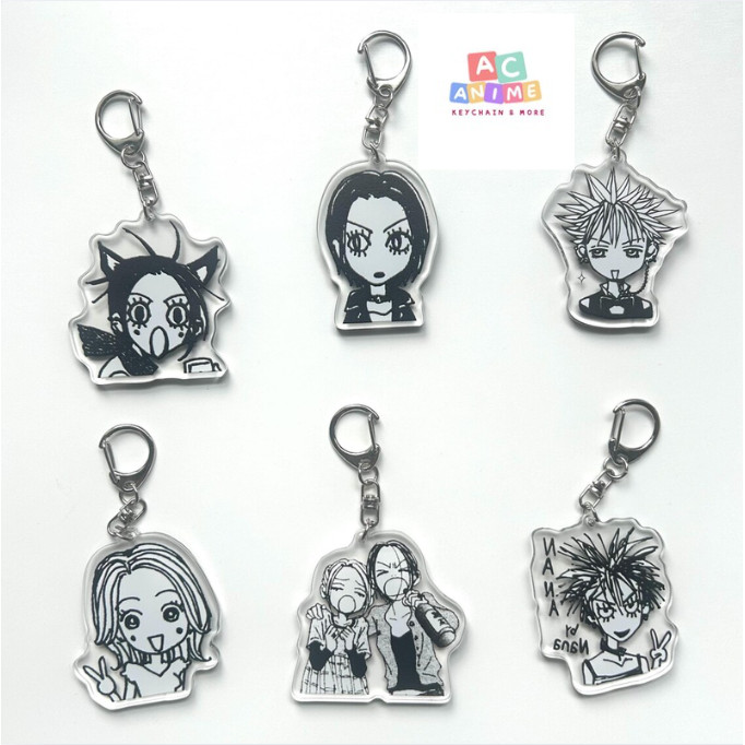 พวงกุญแจสองด้าน NANA, Nana Osaki, Nobuo Terashima, Nana Komatsu, Takumi Ichinose, Ren Honjo,
