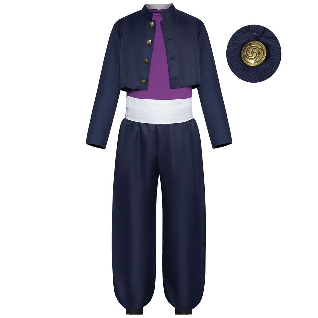 Todo Aoi คอสเพลย์เครื่องแต่งกาย Anime Navy Blue ชุดเสื้อกางเกงฮาโลวีน Carnival ชุดปาร์ตี้สําหรับ Com
