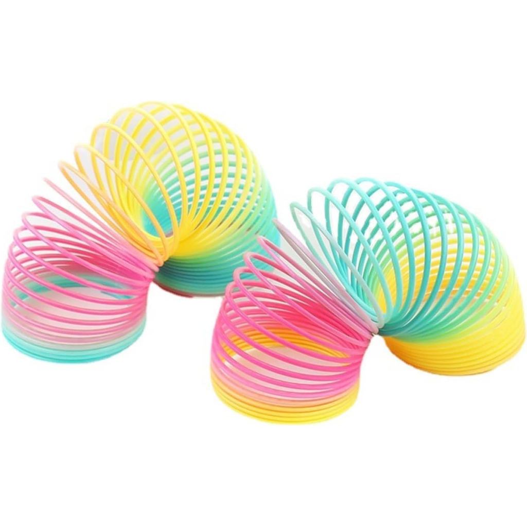 KAYNO Rainbow Hoop เด็กฤดูใบไม้ผลิ Hoop ของเล่น Spring Hoop Magic Hula Hoop ของเล่นเพื่อการศึกษา, 1,