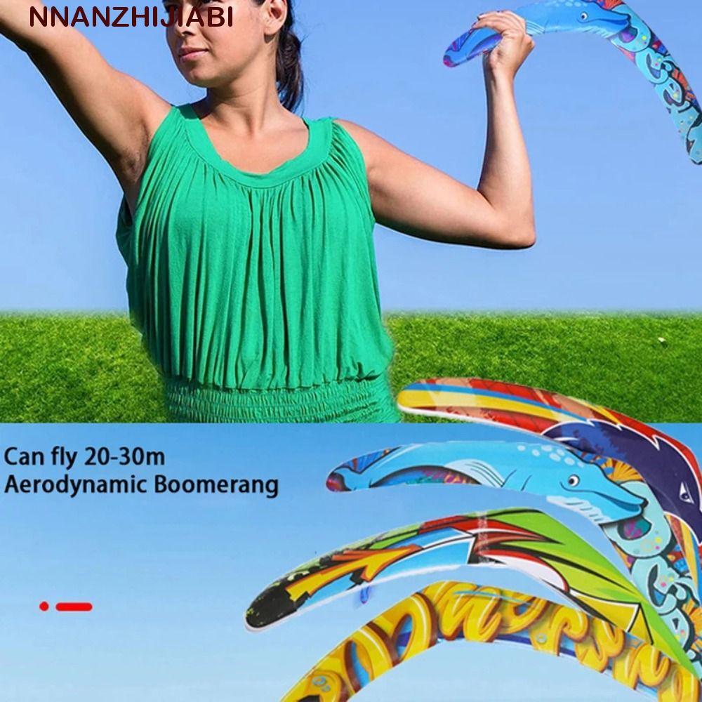 NANZHIJIABI Flying Boomerang ของเล่น, V-Shaped Interactive V Shaped Boomerang, Flying Discs EVA Fast