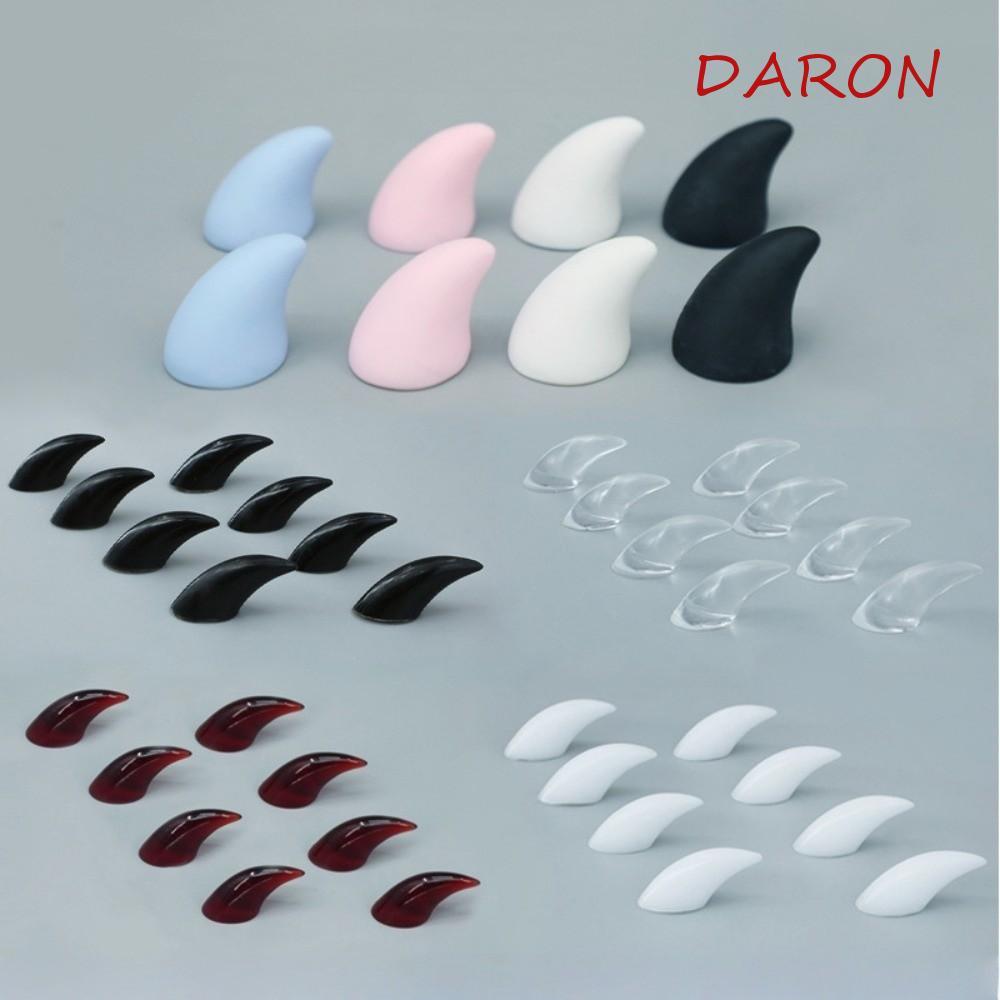 DARON 8pcs สัตว์ Fursuit Claws อุปกรณ์เสริม,อีพ็อกซี่ชี้/Obtuse Furry Claws เล็บ, Creative Multicolo