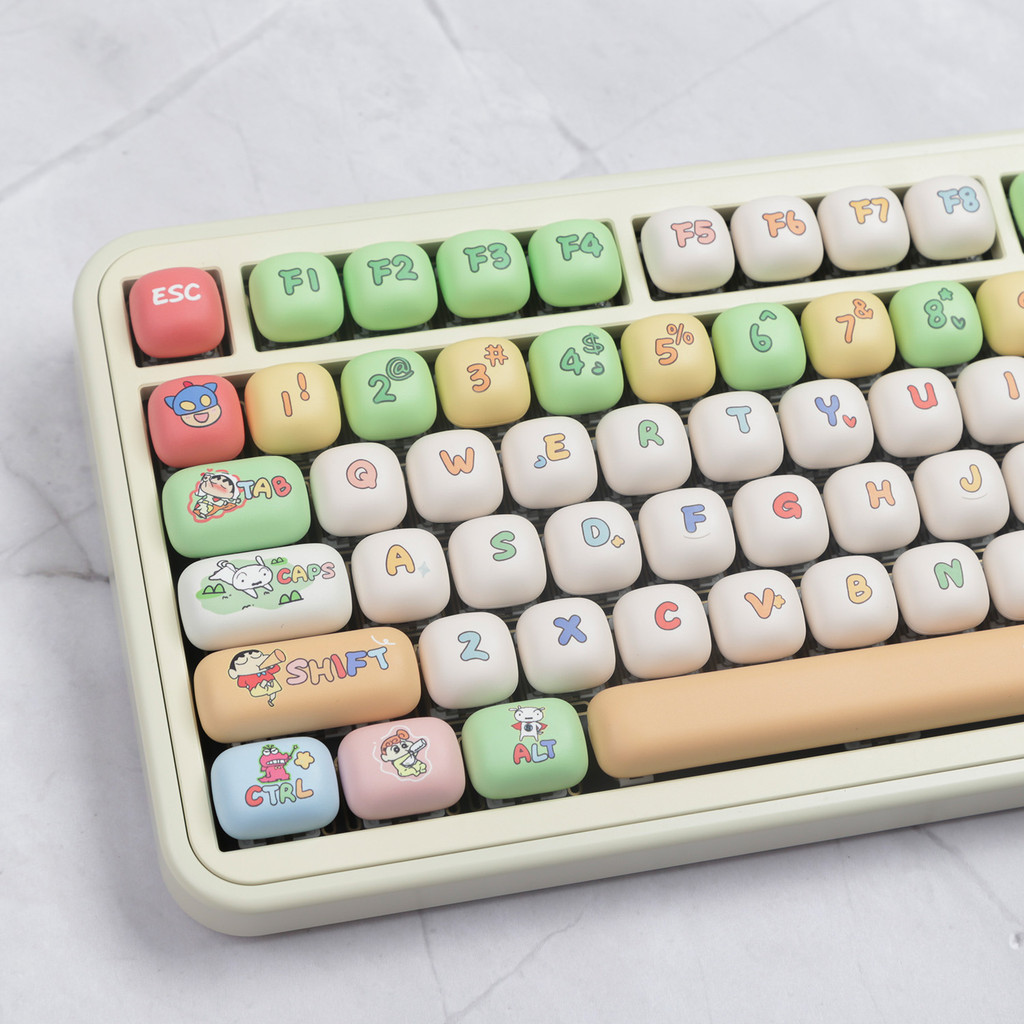 Crayon Shin-Chan Keycap MOG รอบความสูงการ์ตูนน่ารัก MAC Sublimation 64 68 K99 108 104