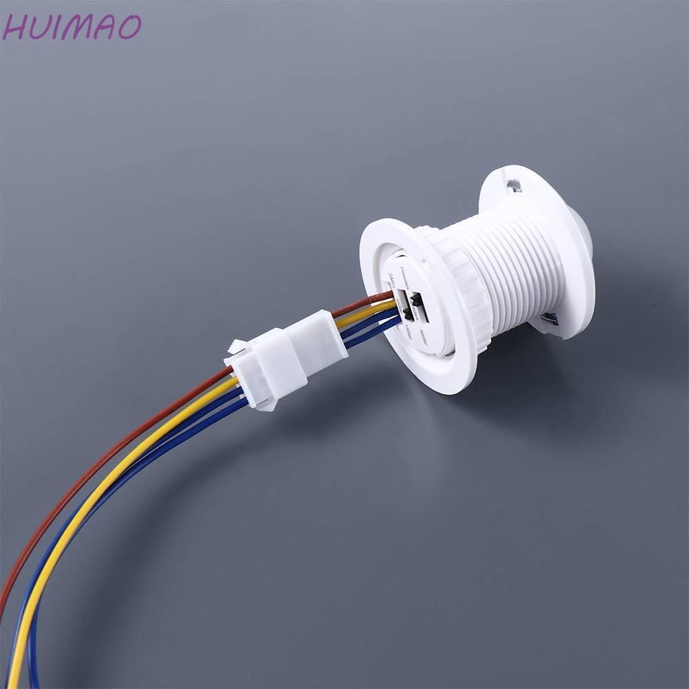 HUIMAO อินฟราเรด Motion Sensor สวิทช์ Delay SWITCH สวิตช์ไฟ PIR Sensor เครื่องตรวจจับโคมไฟกลางคืน Se