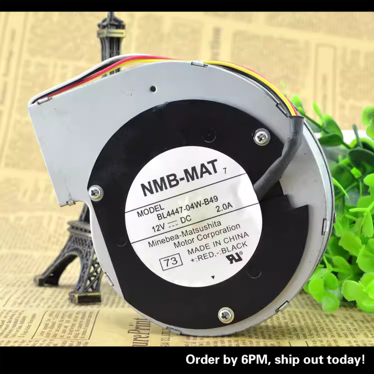 ต้นฉบับญี่ปุ่น NMB 11028 12V 2A 11CM Turbo Centrifugal Fan BL4447-04W-B49