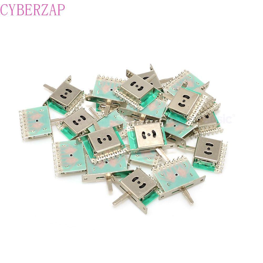 CYBERZAP Guitar Pickup Selector Switch, 3/5 Way ABS Knob Guitar 3 Way Pickup, Universal 3 สีโลหะเปลี