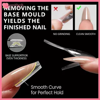 RENBG Dual Coffin เล็บรูปแบบแซนวิชอะคริลิคชุดเครื่องมือ 60/240/300 ชิ้นสําหรับ Professional Salon DIY TH