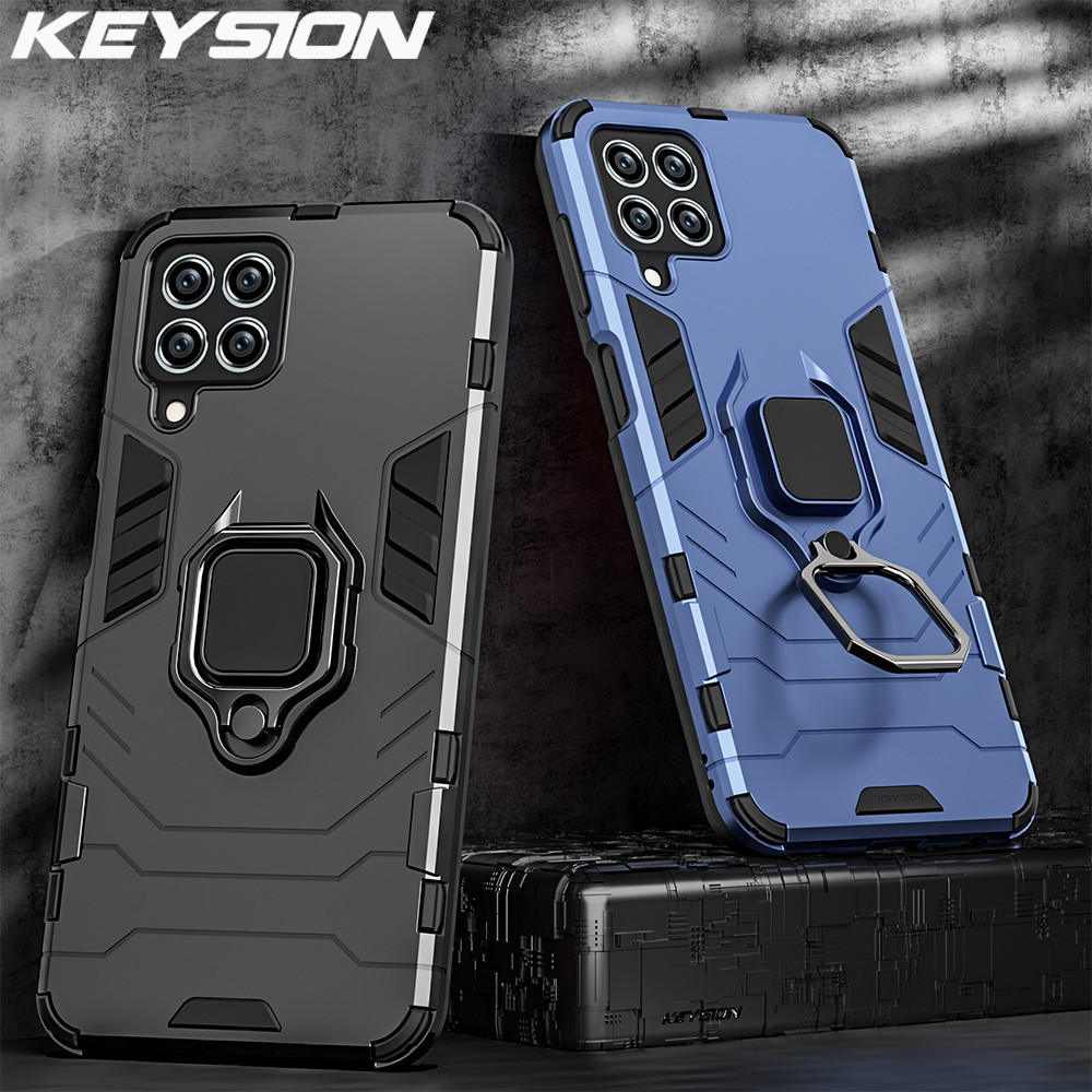 CASE SAMSUNG A22 4G / A22 5G / M32 / M33 5G / M53 5G / M62 IRING CASE ROBOT ARMOR STANDING PHONE