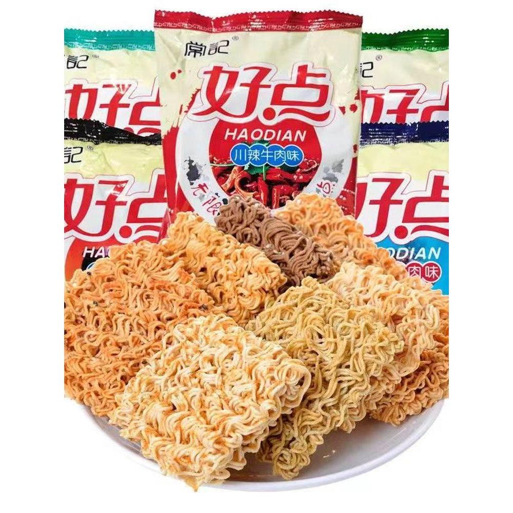 March Kee Good Crispy Noodles 48g Sichuan Spice Beef Flavour Double-Layer Dry Noodles Whole Box Cris