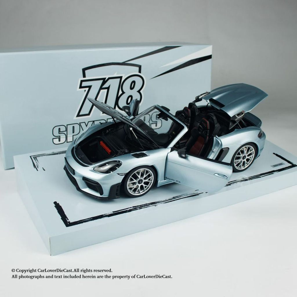 Mini Cut 1: 18 Porsche 718 SPYDER RS Alloy Full Driving รุ่น MINICHAMPS