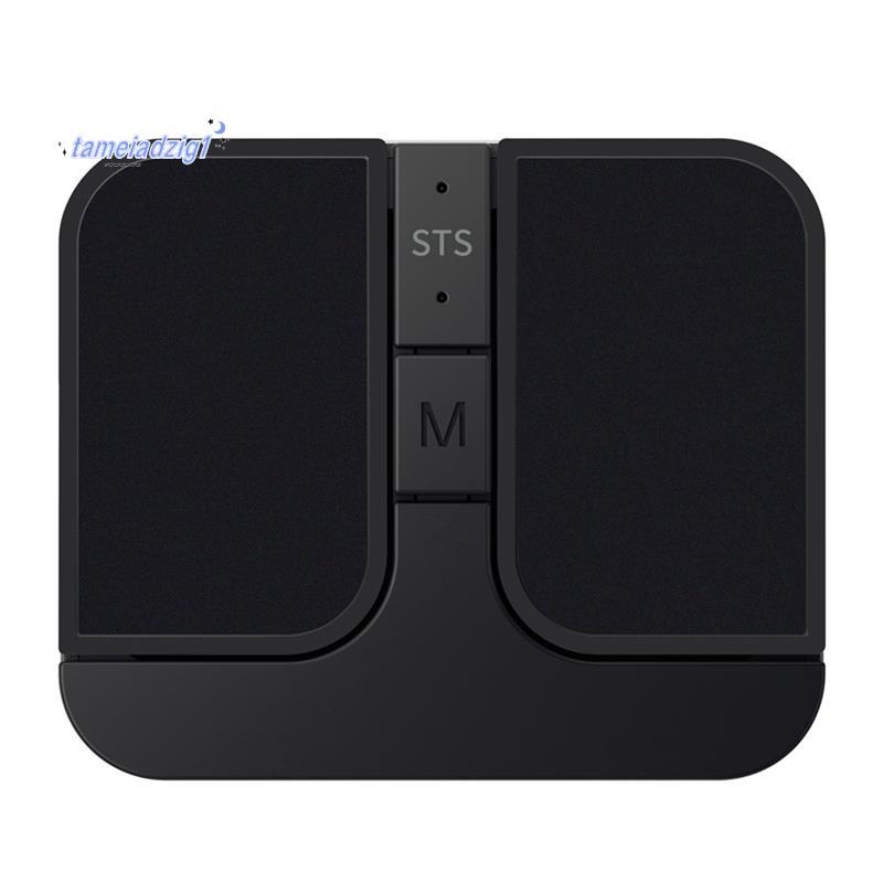 Mini Square Mouse Mini Mouse เมาส์คอมพิวเตอร์ไร้สาย Mini Capacitive Mouse สีดํา