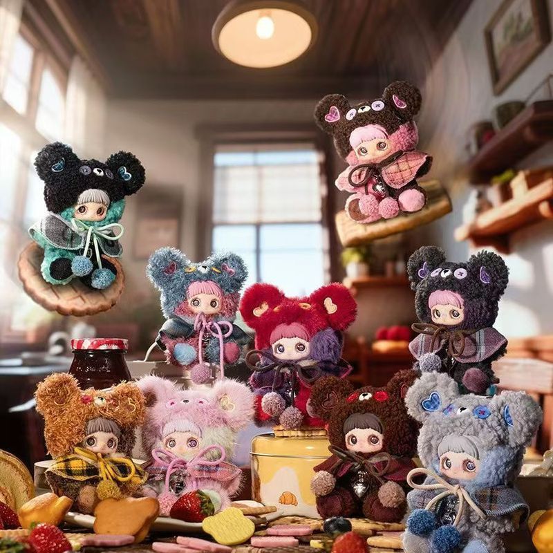 สินค้าใหม่ของแท้ MayMei Moldy Bear บิสกิตตุ๊กตา Mystery กล่องตุ๊กตาตุ๊กตากระเป๋าจี้ของขวัญวันเกิด z0417a5