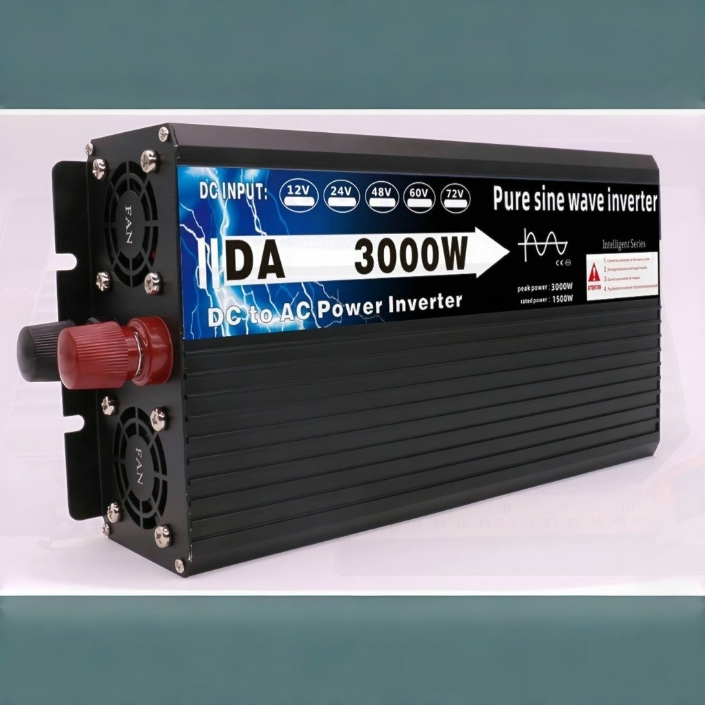 อินเวอร์เตอร์ 3500W/5000W พกพาง่าย ป้องกันไฟดับทุกที่