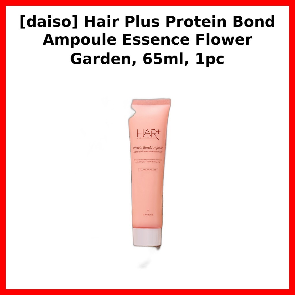 [Hair Plus]Protein Bond Ampoule Essence Flower Garden, 65ml, 1 ชิ้น/Protein Hair Essence K-DAISO