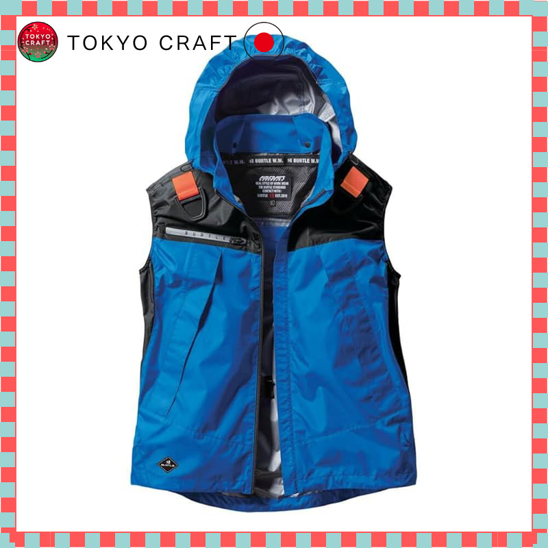 [BURTLE] Aircraft Hoodie Vest (Without Fan) AC1194 AIRCRAFT XL 42 Royal Blue