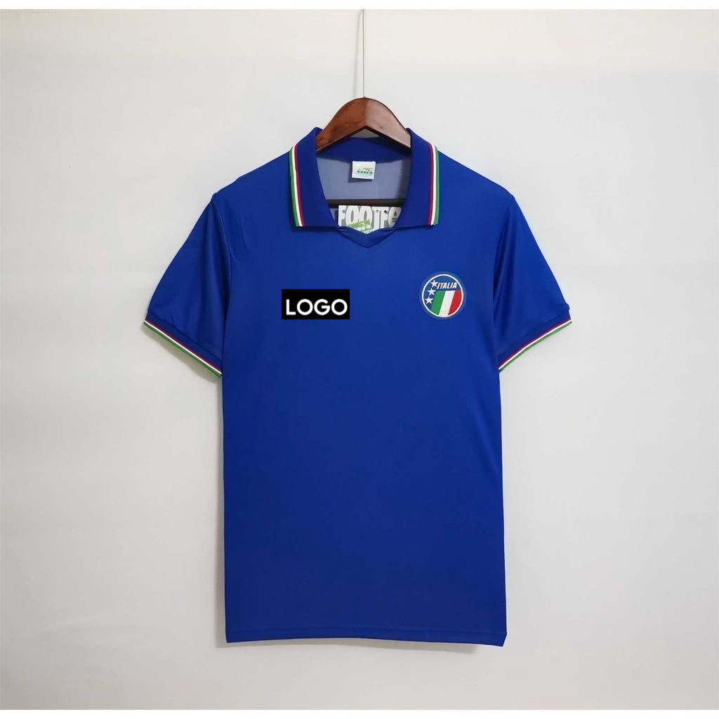 เสื้อบอลย้อนยุคคุณภาพสูงจากอิตาลี ขนาด S-2XL หมายเลข 7 มัลดินิ