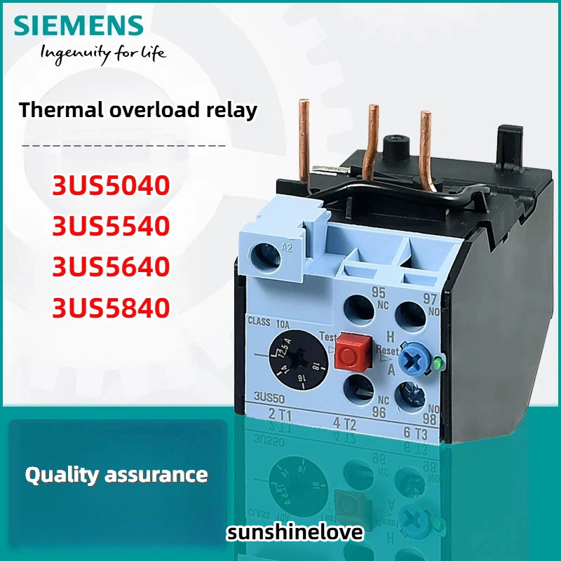 SIEMENS Thermal Overload Relay 3US5040 3US5540 3US5640 3US5840 มอเตอร์ Overload Heating Protector 3U