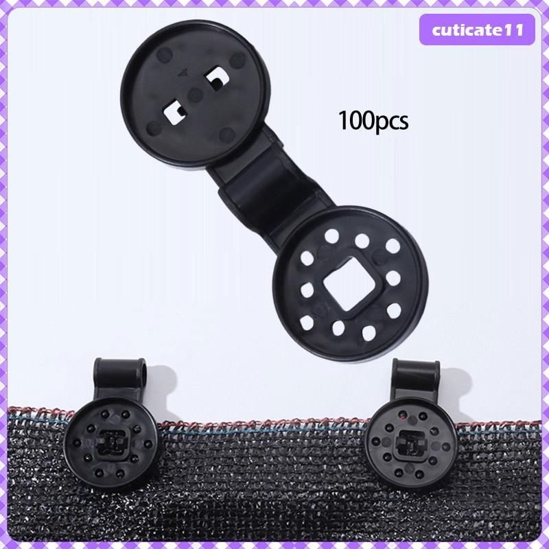 [Cuticate1] เรือนกระจก Sun Shade คลิปทนทานผ้า PP ตาข่าย Clamp Sun Protection ยึดสําหรับ Backyard การ