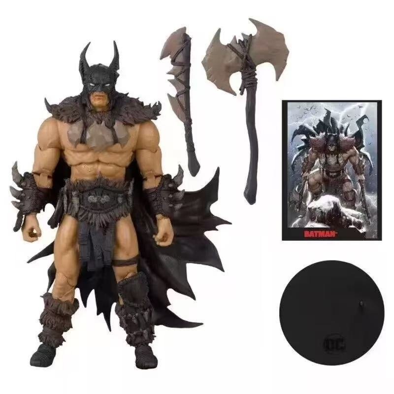 คลังสินค้าพร้อม McFarlaneand DC patchers Ice Age Savage Batman 23 ซม.Action Figure ของเล่นรูปตกแต่ง
