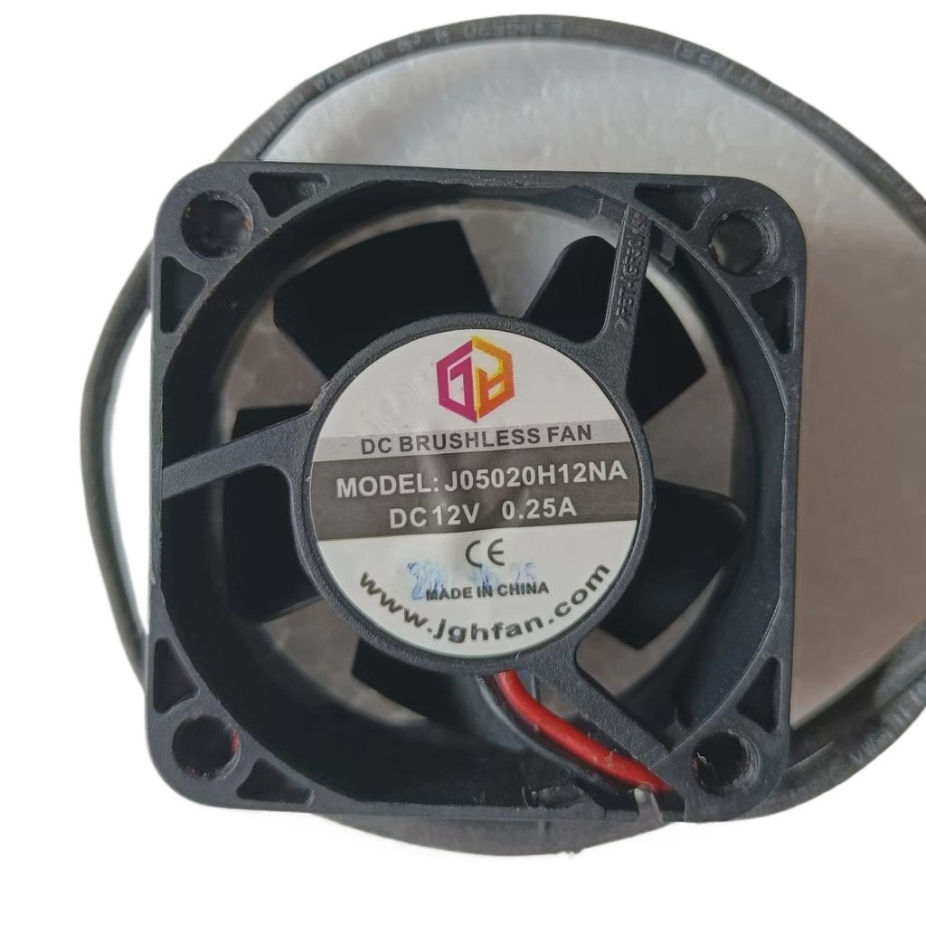 [สต๊อกพร้อม] พัดลมระบายความร้อนอินเวอร์เตอร์ J05020H12NA DC12V 0.25A 5020 2 สายใหม่ 5CM