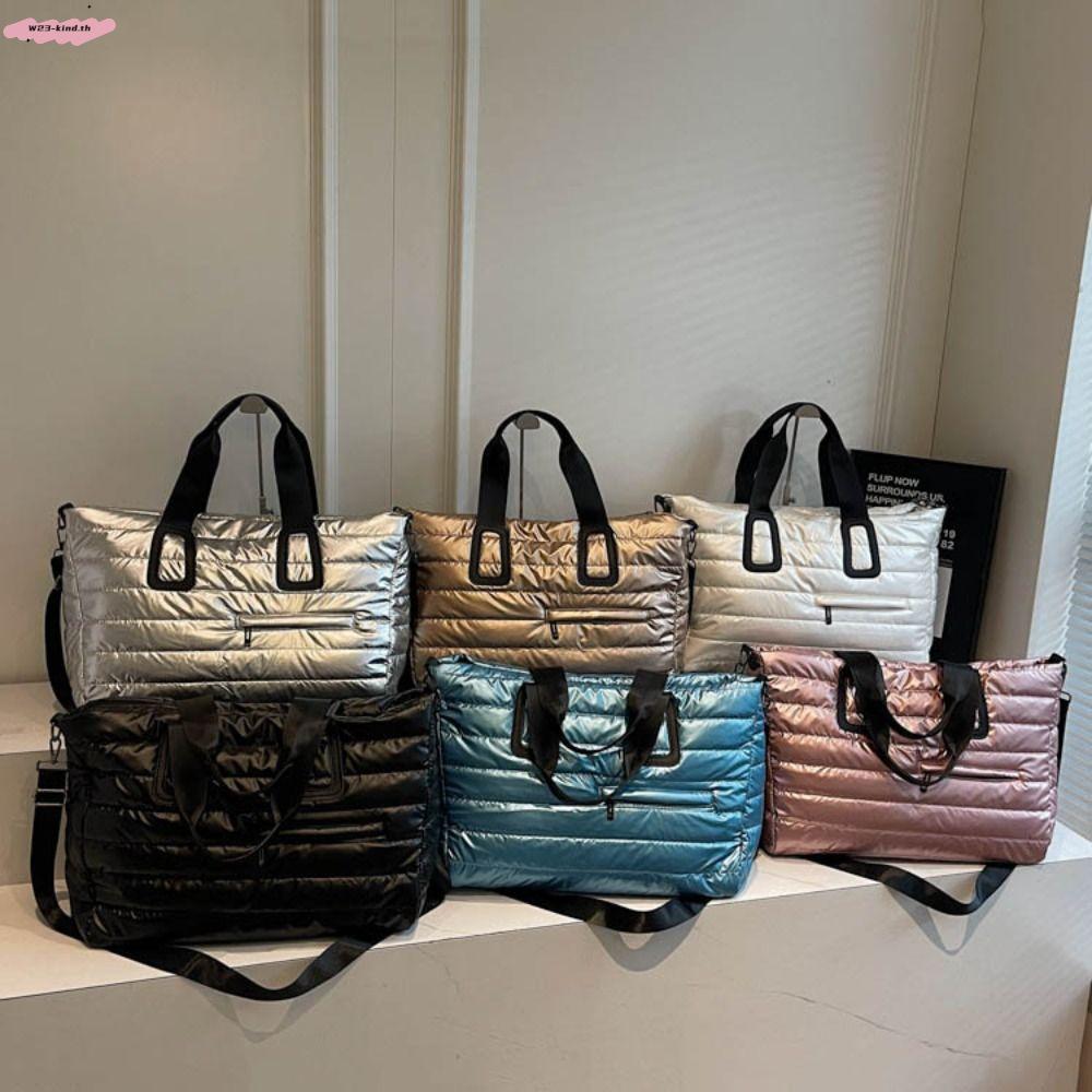 KIND Duffle Pack, กระเป๋าถือพับได้แบบแยกส่วนเปียกและแห้ง, กระเป๋าสะพายไหล่กระเป๋าเดินทางแบบขยายได้กันน้ําแบบลําลอง