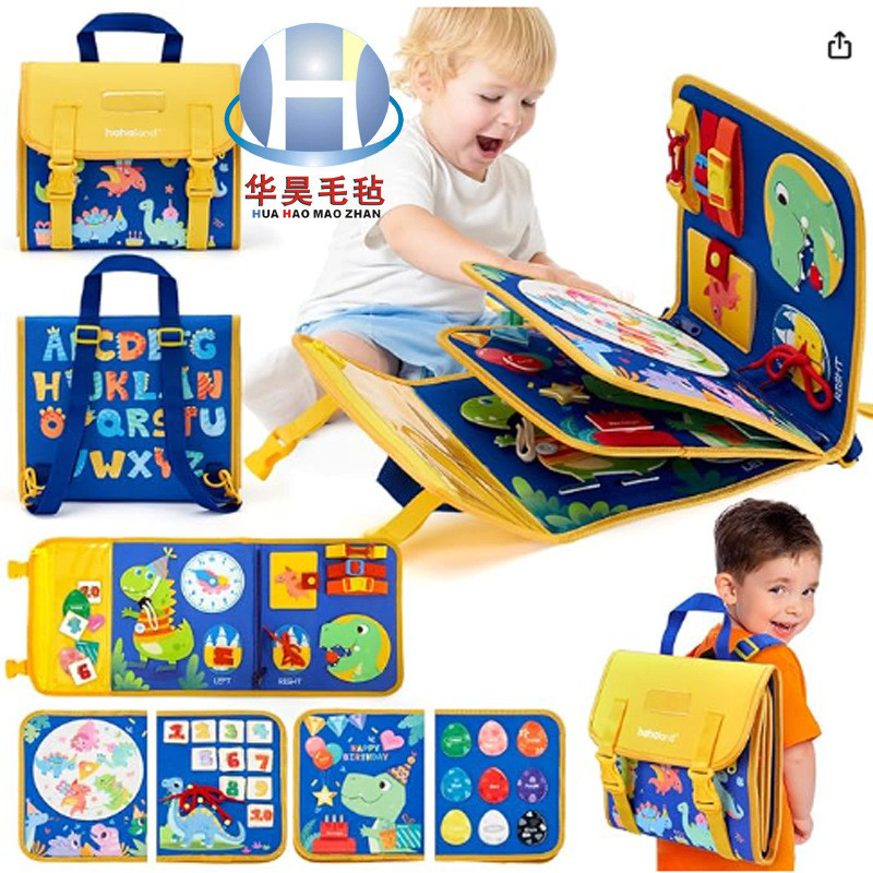 จัดหา Felt Busy board Busy board Felt Busy School Backpack Quiet Book 12/19