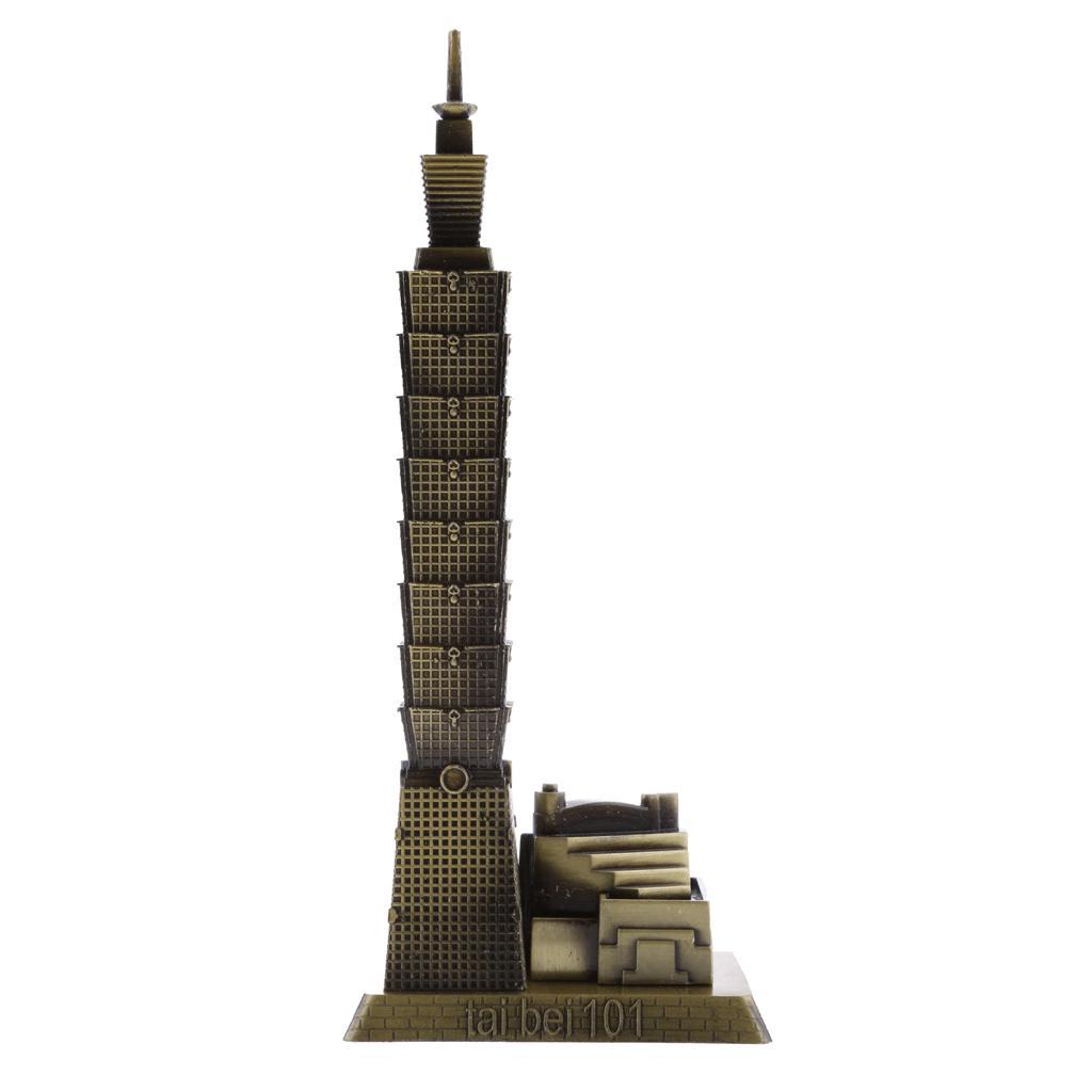 [Whgirld8] Taipei 101 Building Architecture Model Of Taiwan Home Office Desk Ornament