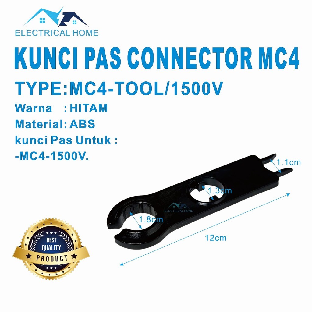 ชุดประแจ MC4 / ประแจขั้วต่อ MC4 1500V คุณภาพดีที่สุด