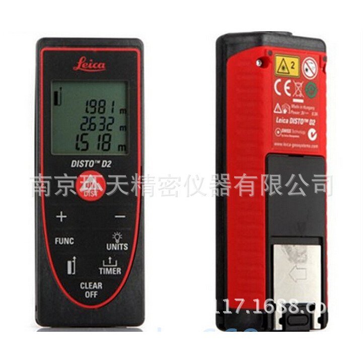 มือถือเลเซอร์เรนจ์ไฟ 60 จัดหาเรนจ์ไฟน Leica ผู้ผลิตความแม่นยําสูง D2m 5JBR