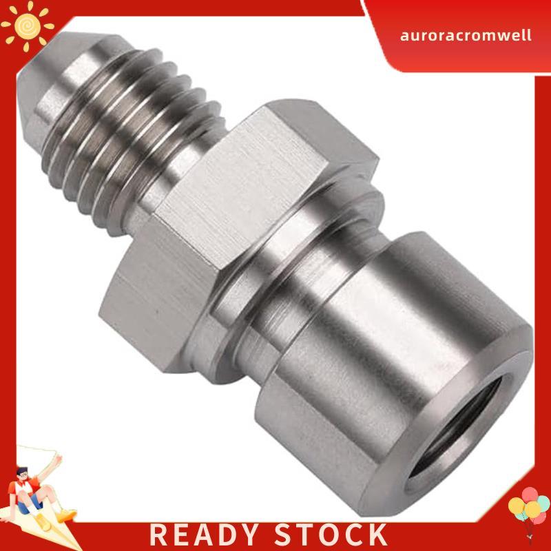 In Stock Inverted Flare หญิง M10x1.0 ถึง 4AN ชายสแตนเลสสายเบรคอะแดปเตอร์ Fitting