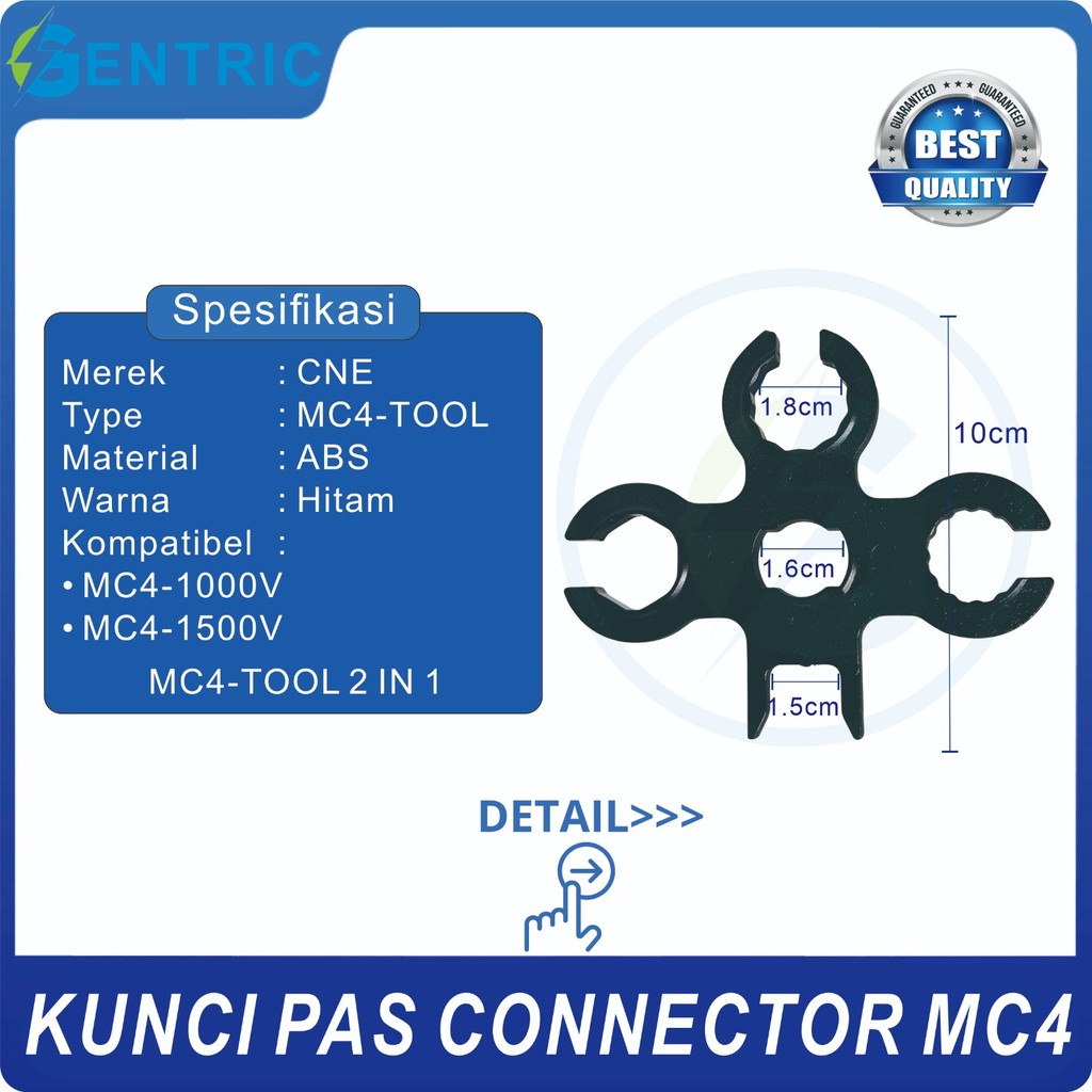 ชุดประแจ MC4 / MC4 ประแจขั้วต่อ 1000V & 1500V คุณภาพดีที่สุด