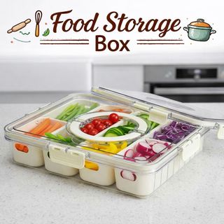 Multi-Compartment Food Storage Box | Bekas Simpanan Makanan Pelbagai Ruang