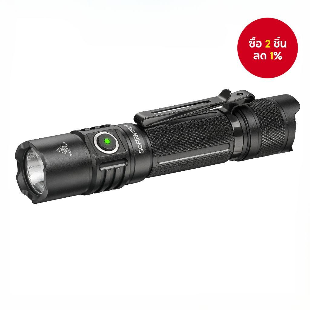 ไฟฉาย SP35T 3800 ลูเมน พร้อมพอร์ต USB-C ชาร์จใหม่ได้ สําหรับเจาะผ้าอ้อม 21700 เคี้ยวอาหาร