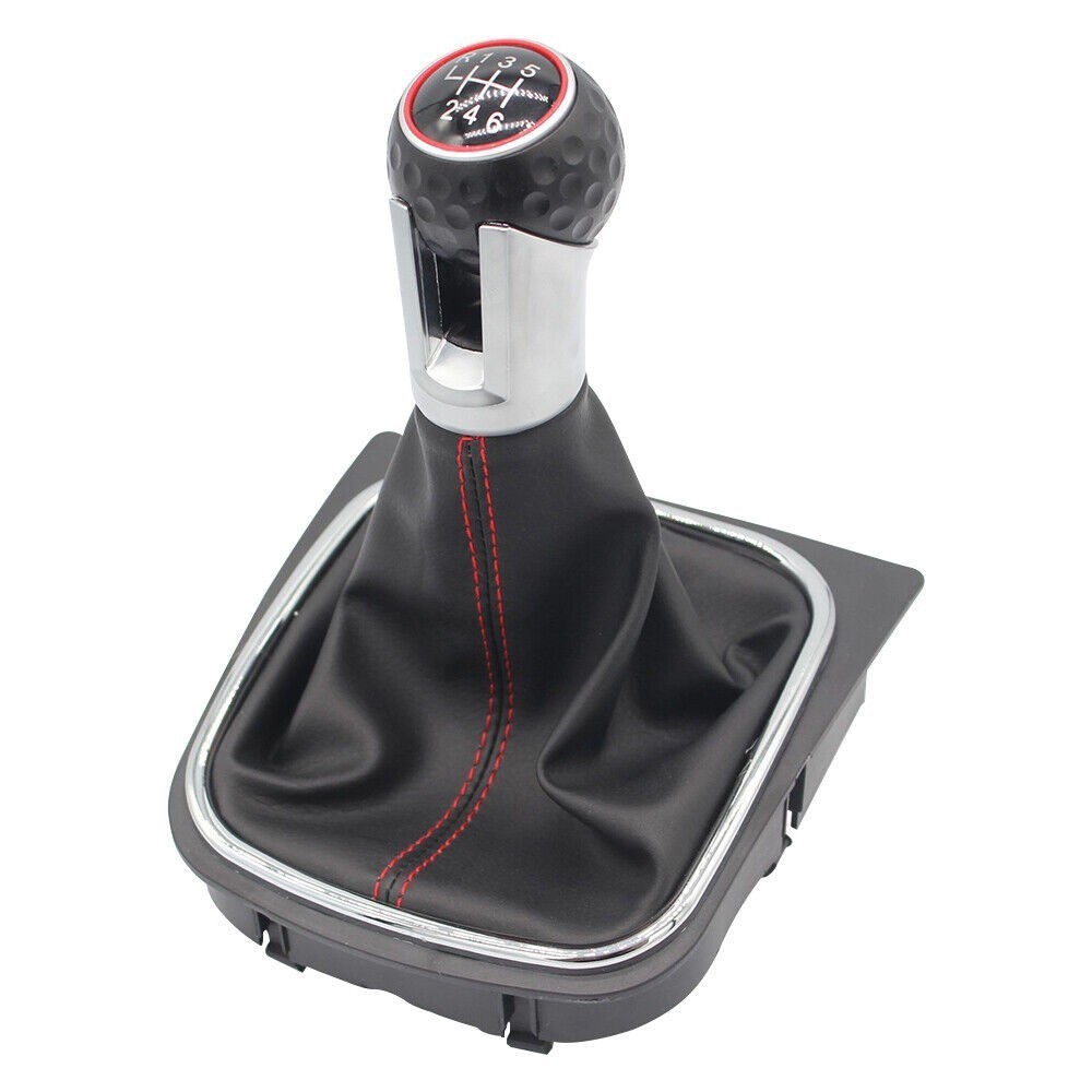 Golf MK5 MK6 GTI 5 Speed 6 Speed Gaiter Trunk Shift Knob Lever Cover Black Factory Ready Stock