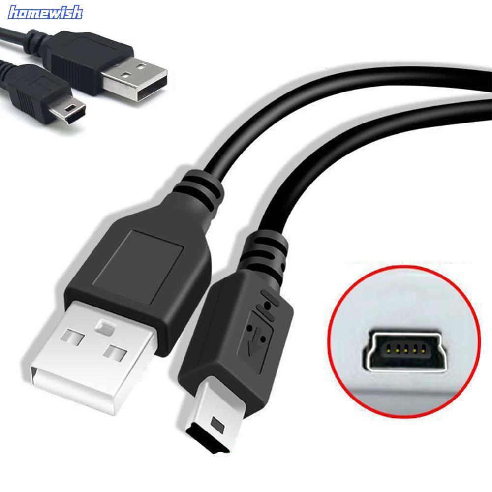 Homewish 0.8/0.5M สาย USB V3 ชาย Mini B 5 Pin T พอร์ต MiniUSB สําหรับอุปกรณ์ MP3 MP4 กล้องโทรศัพท์มือถือ HardDisk คอมพิวเตอร์