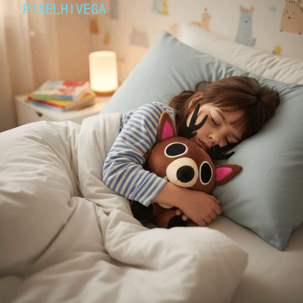 PIXELHIVEGA 99 Nights In The Forest อุปกรณ์ต่อพ่วงของเล่น, PP Cotton 99 Nights In The Forest Deer ตุ
