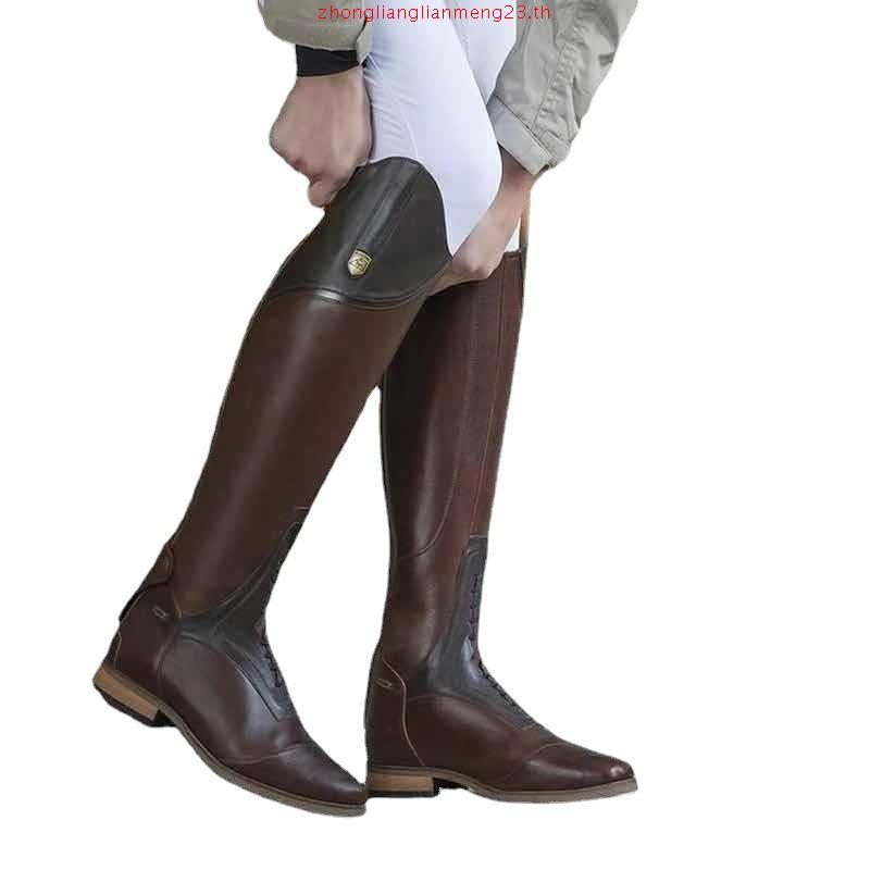 ❤ 【Audestore】Women' Boot Leather Knee High Vintage Horse Riding Tall Boots