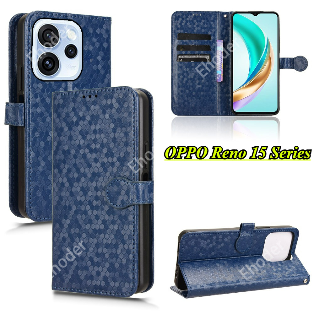 ปลอกสําหรับ OPPO Reno 15 Pro Max Reno15F 5G 2026 เคสโทรศัพท์ปกหนังสําหรับ Reno15 Reno15Pro Reno15ProMax 15Pro 15F กระเป๋าสตางค์แม่เหล็กกันกระแทกกลับ shell