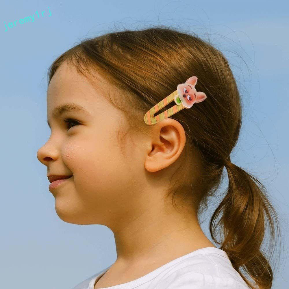 JEREMY1RJ Nick Shark Clip, กันน้ํา Barrettes Stitch Hair Claw, แฟชั่นหวานขนาดเล็กน่ารัก Judy Bunny ก