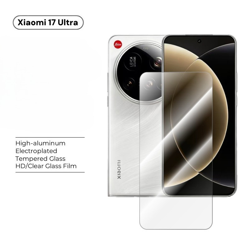 สําหรับ Xiaomi 17 Ultra 5G 2025 กระจกนิรภัย H + PRO 2.5D 9H ความแข็ง 0.2 มม.Super Thin Anti-ระเบิดป้