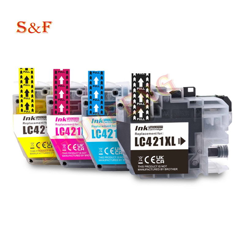 LC421XL ตลับหมึกความจุสูงสําหรับ Brother DCP-J1050DW MFC-J1010DW DCP-J1140DW J1050DW J1010DW J1140DW