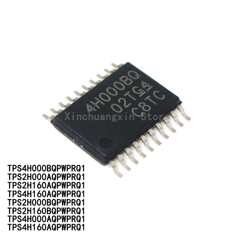 5PCS TPS2H000AQPWPRQ1 2H000AQ 4H000AQ 4H160AQ 2H000BQ TPS4H000BQPWPRQ1 000BQ 160BQ HTSSOP Power สวิต