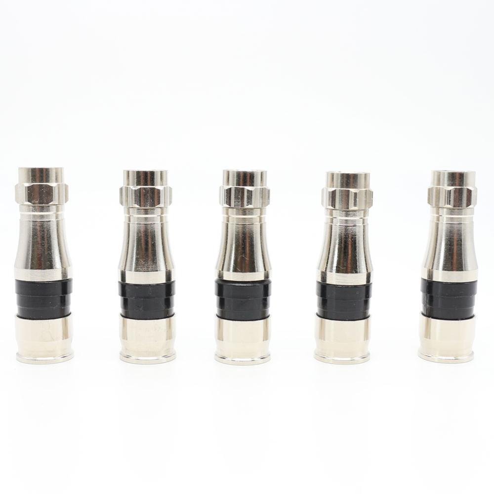 1PC RG11 การบีบอัด F Connectors สําหรับ RG11 สาย COAX F Connector RG11 กันน้ํา F Connector RF Connec