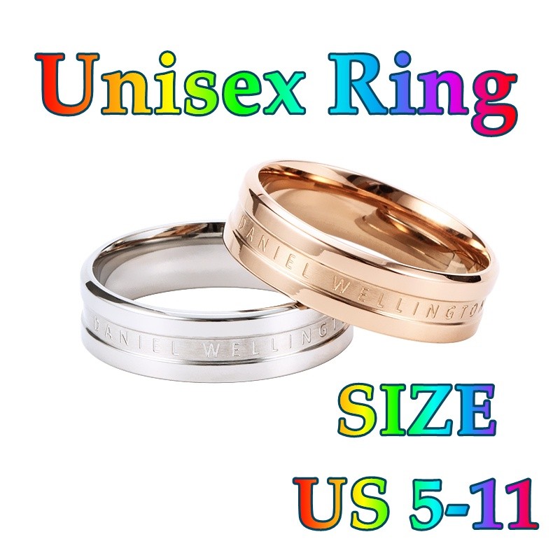 SC8 TT-Size US 5-11 แหวน/แหวนคู่/แหวนเพื่อน/แหวน unisex